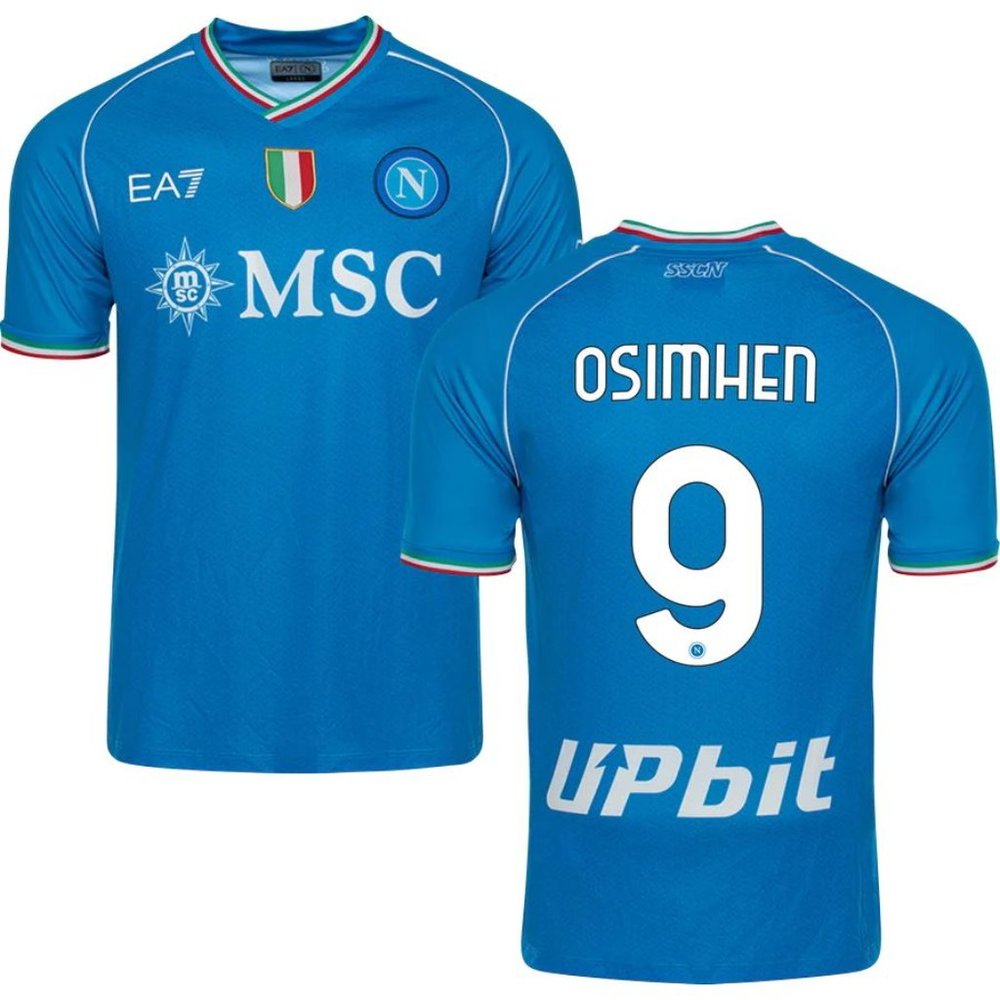 Napoli SSC Victor Osimhen 2023-24 Home Jersey